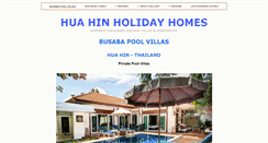 Desktop Screenshot of busabapoolvillas.com