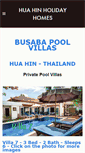 Mobile Screenshot of busabapoolvillas.com