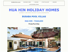 Tablet Screenshot of busabapoolvillas.com